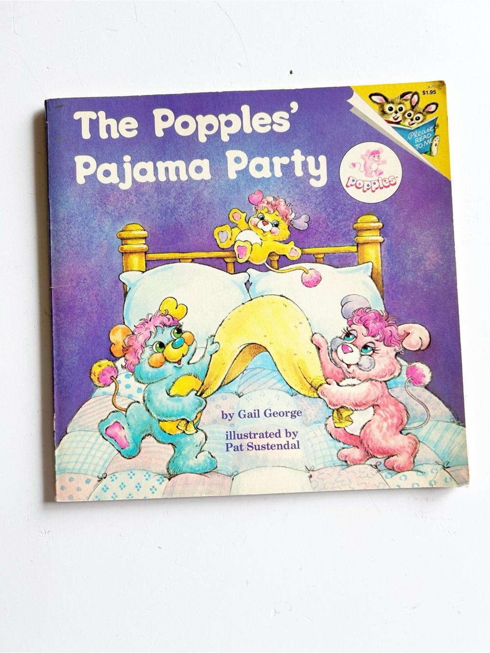 Vintage 1986 Popples' Pajama Party Book Paperback by Gail George